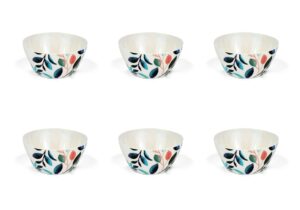 Miski z melaminy - liście - 15x8 - zestaw 6 szt