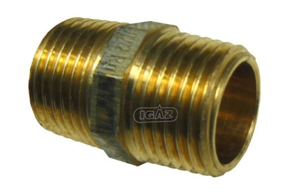 Nypel 1/4" - prawy gwint - obrazek 2
