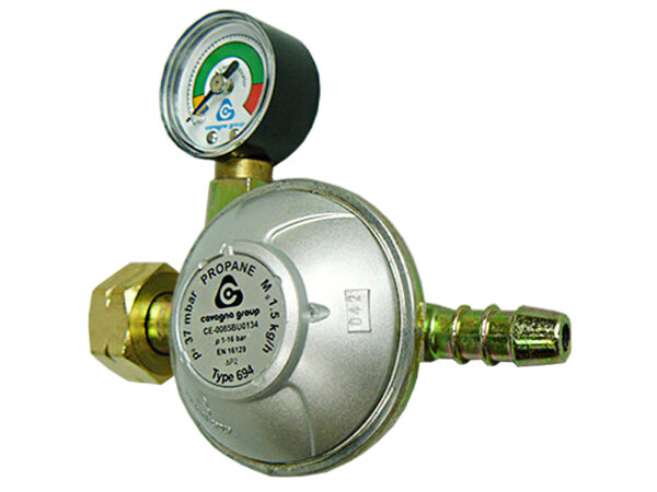 Reduktor typ 694 37 mbar z manometrem - obrazek 3