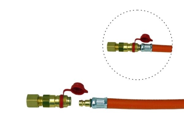 Szybkozłączka mosiężna RVS8 x SKU - obrazek 2