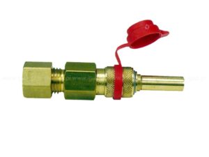 Szybkozłączka mosiężna RVS8 x RST8