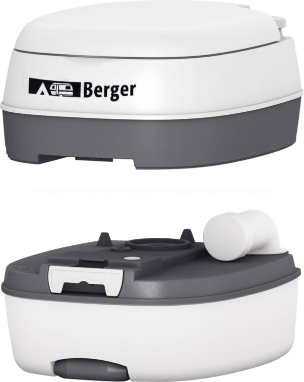 .Toaleta turystyczna chemiczna 17l Berger Deluxe - obrazek 3
