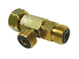 Trójnik M20 x W21,8 x W21,8 - do instalacji butlowej