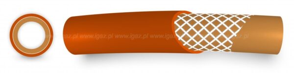 Wąż do gazu propan-butan 9 mm, krążek 25 m - obrazek 4