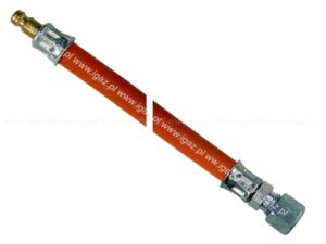 Wąż do gazu 1/4"LH x szybko-złączka 0,8m
