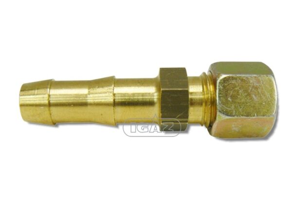 Łącznik na wąż RVS8 x wąż 9 mm